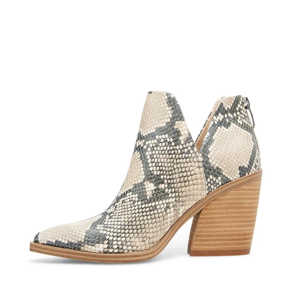 Steve Madden Camryn Booties - Tank Snakeskin